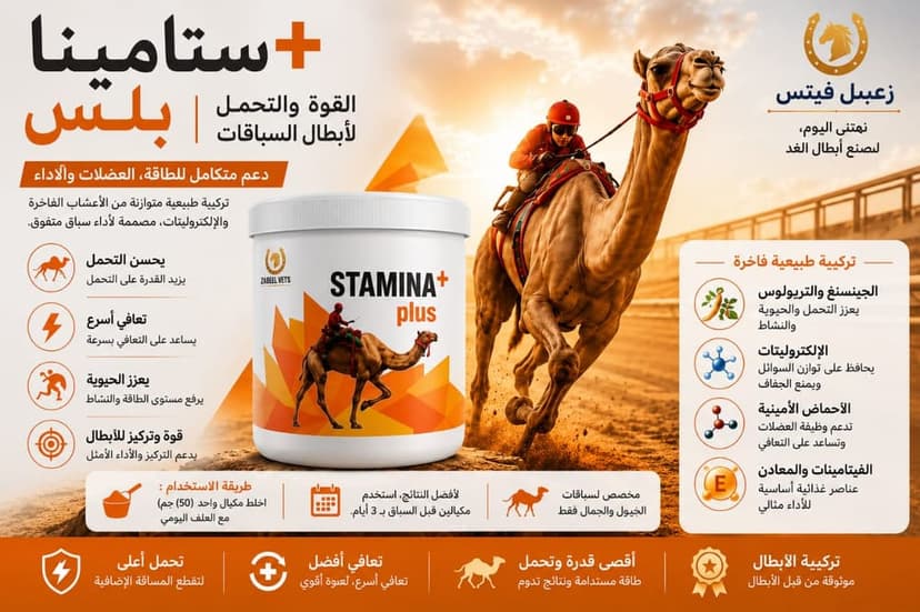 STAMINA+ plus Arabic product information
