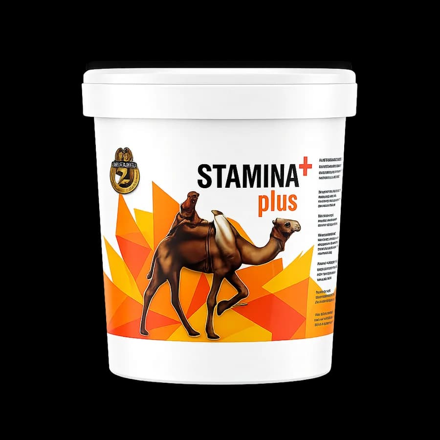 STAMINA+ plus veterinary supplement product package from Zabeel Vets