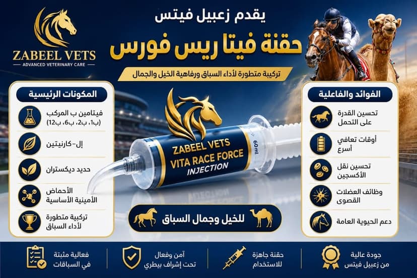VITA RACE FORCE INJECTION Arabic product information